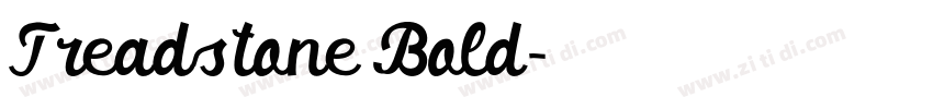 Treadstone Bold字体转换